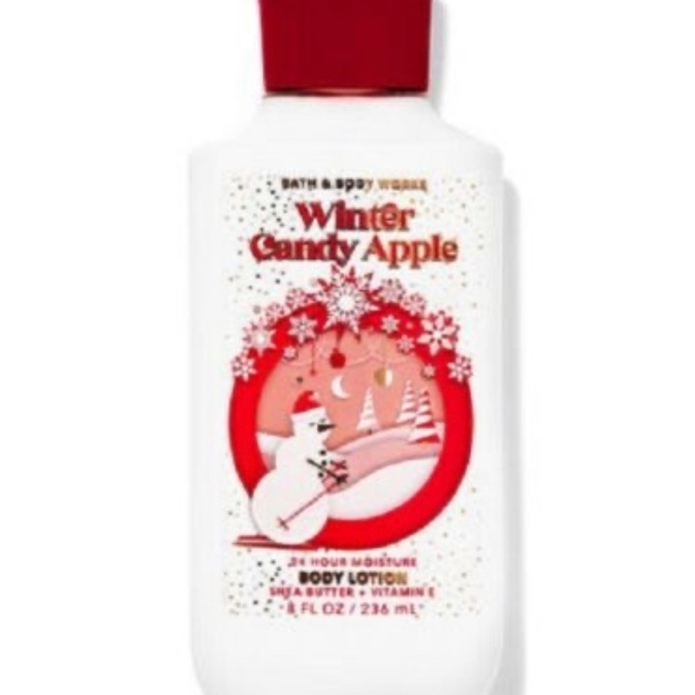 Bath and Body works WINTER CANDY APPLE 24 HOUR MOISTURE body lotion (NEW)